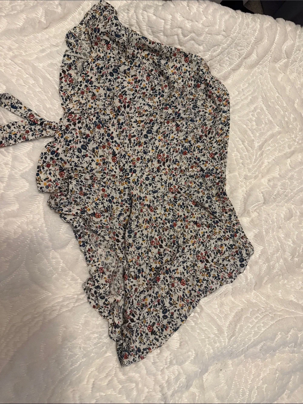 Madewell Floral Tie-Waist Women’s Shorts - Multicolor